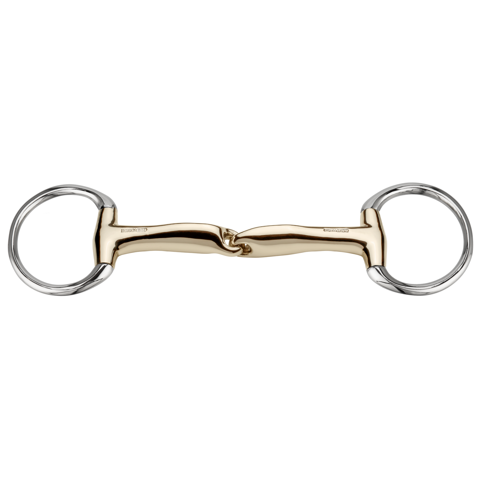 Novocontact Eggbutt Bradoon Bit (Single-Jointed)