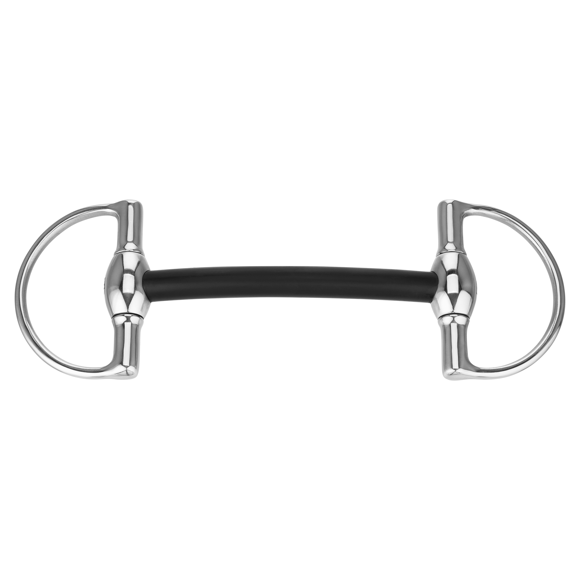 Mullen Mouth D-Ring Bit - Hard Carbon with Stainless Steel Rings