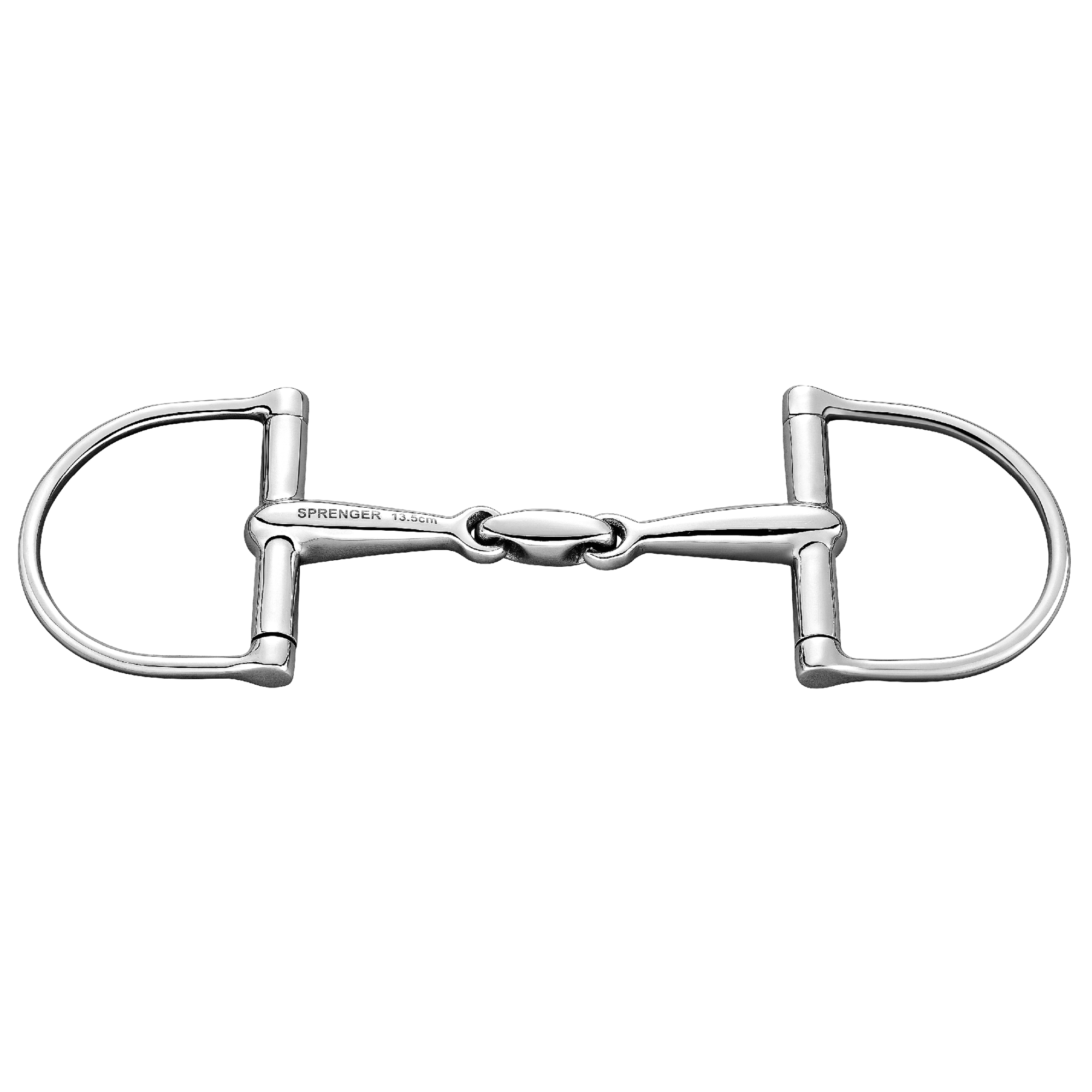 レトロリバイバル　Super D Double Ring STM テナーFL8 Stainless Steel D-Ring Bit (Double-Jointed)