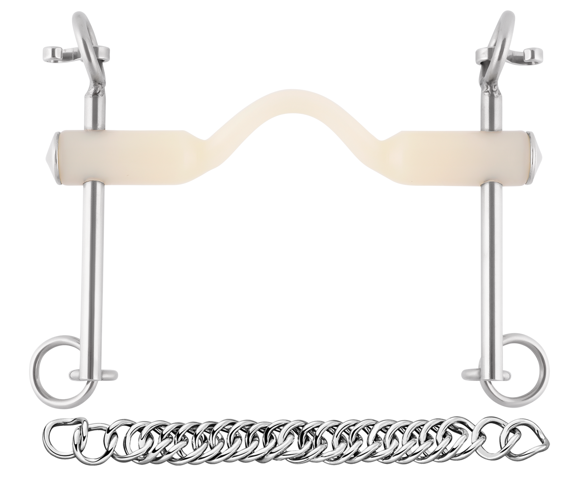 NATHE Weymouth Bit - Port with Long Cheeks