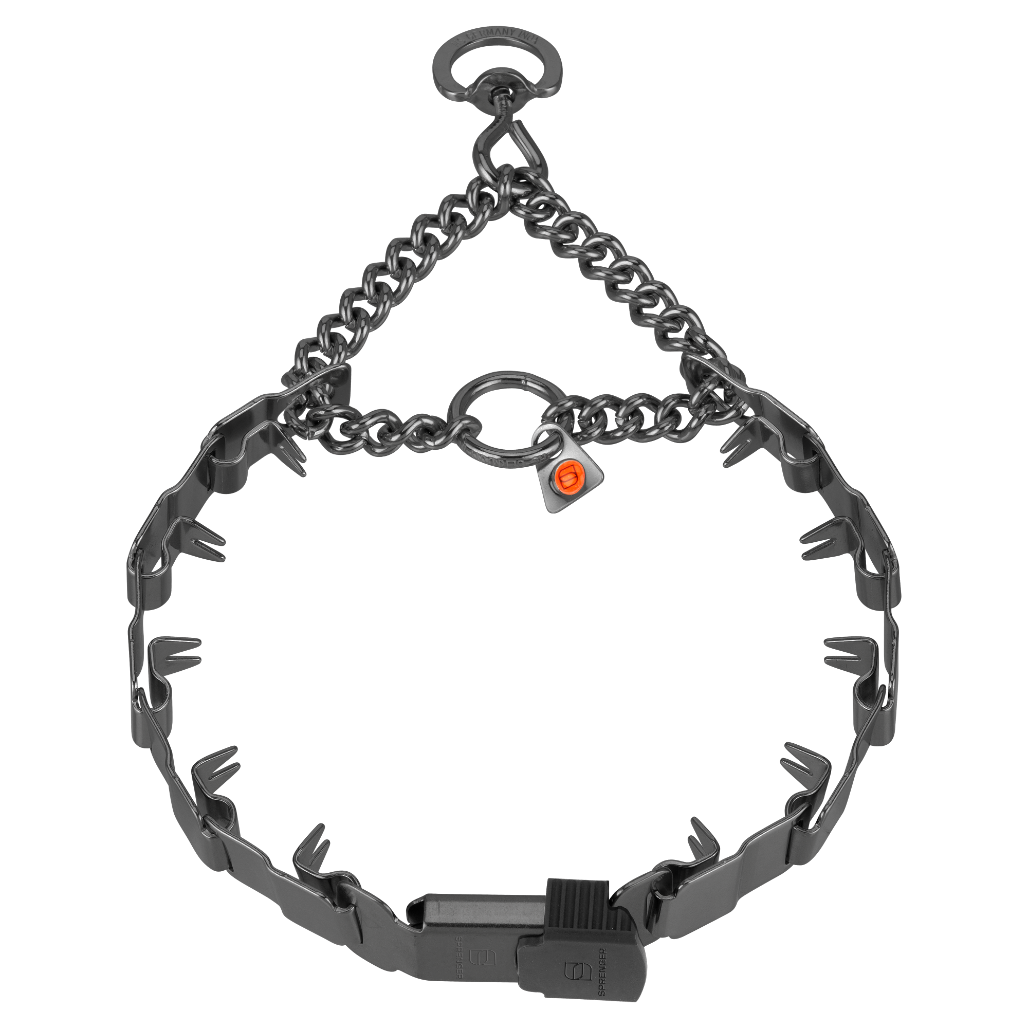 NeckTech Sport with Assembly Chain & ClicLock - Stainless Steel Matte Black