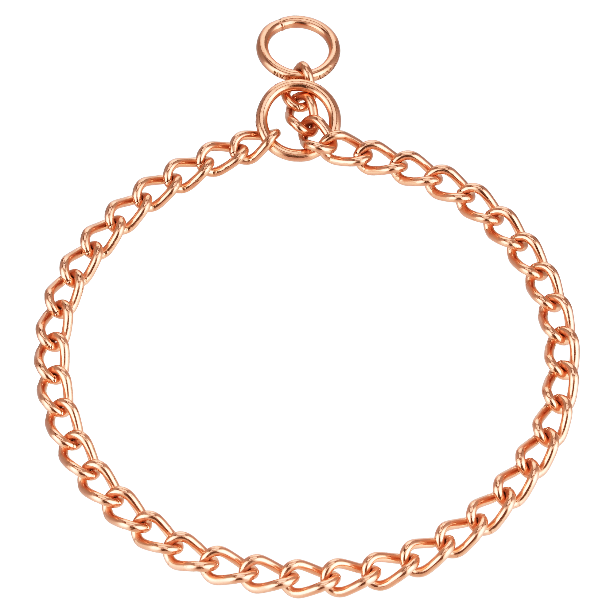 Round Chain Link Collar - 3mm CUROGAN