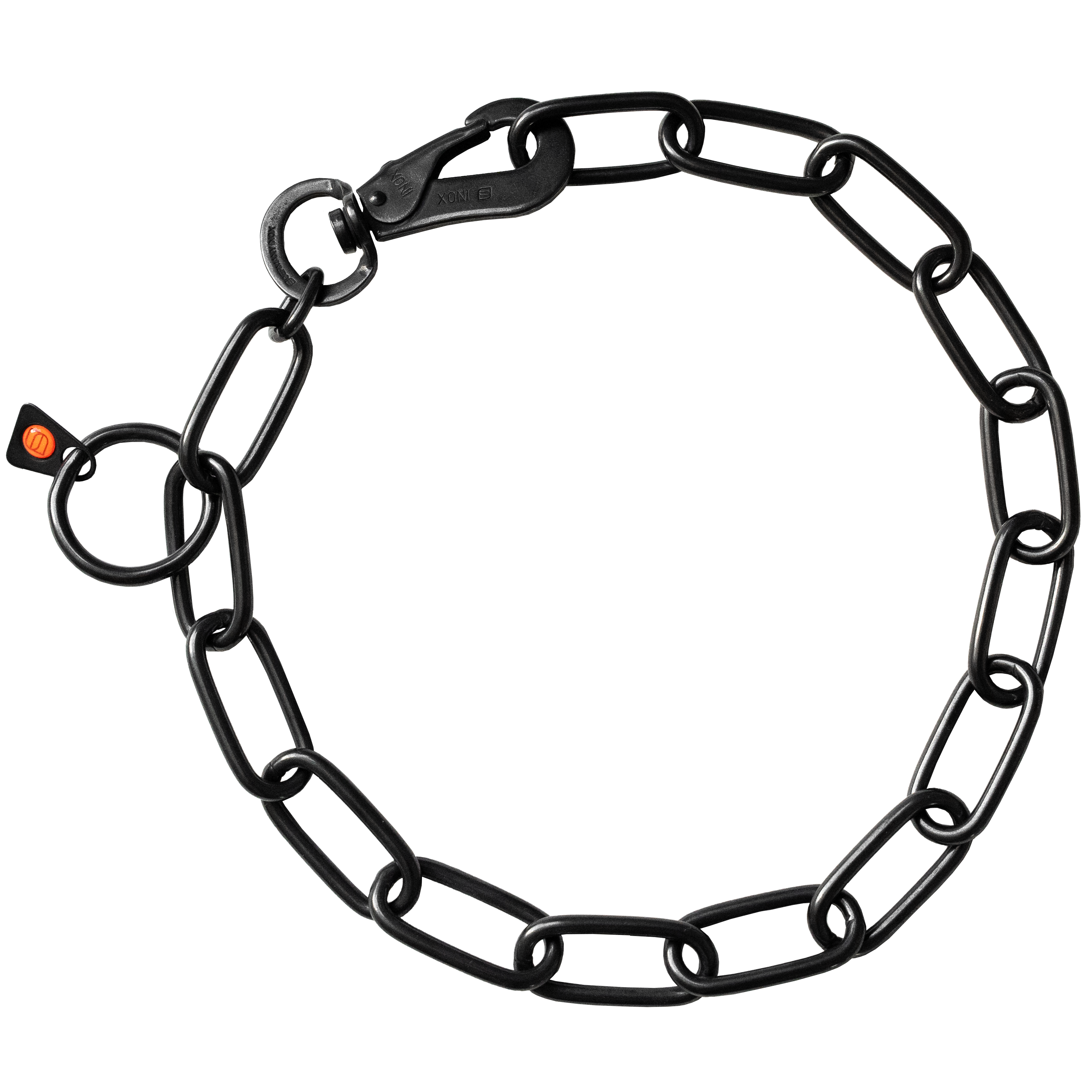 Long Link Chain Collar with SPRENGER Hook - 4mm Wire Gauge