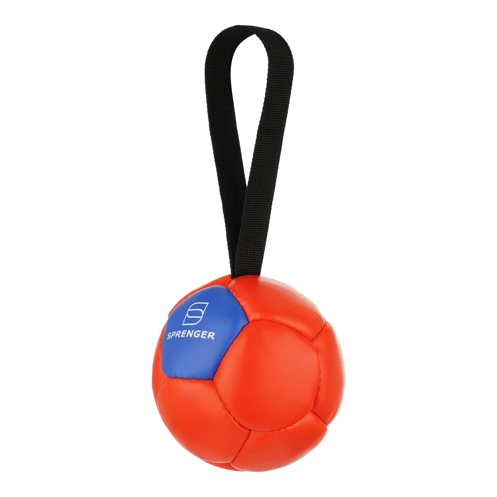 Vegan Leather Ball with Hand Strap