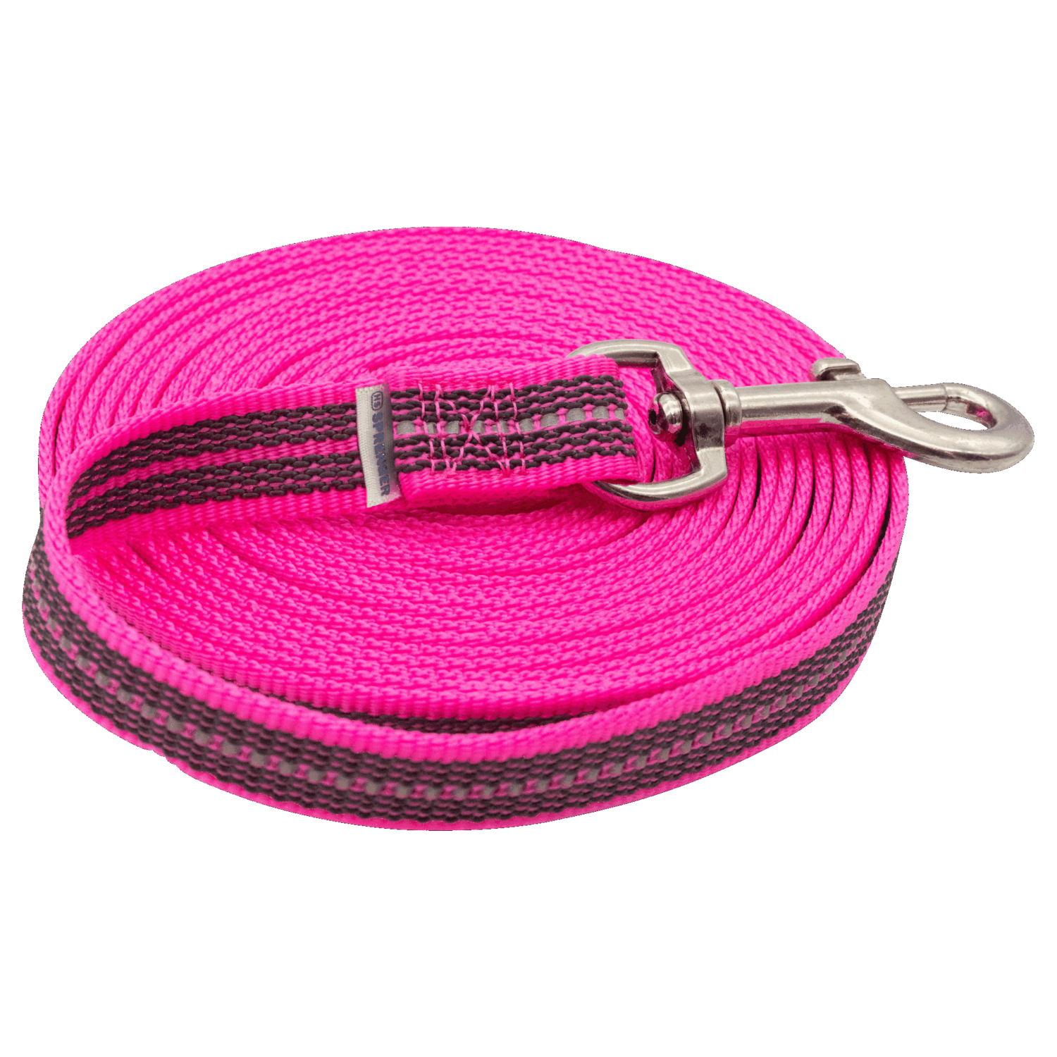Rubberized Nylon Leash with Handle - 16.5ft (Various Colors)