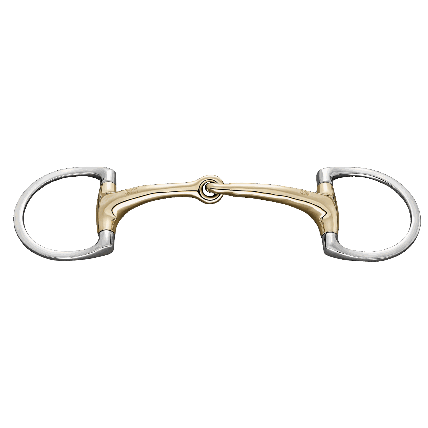 Dynamic RS Eggbutt Bit (D-Shaped Rings) - Single Jointed
