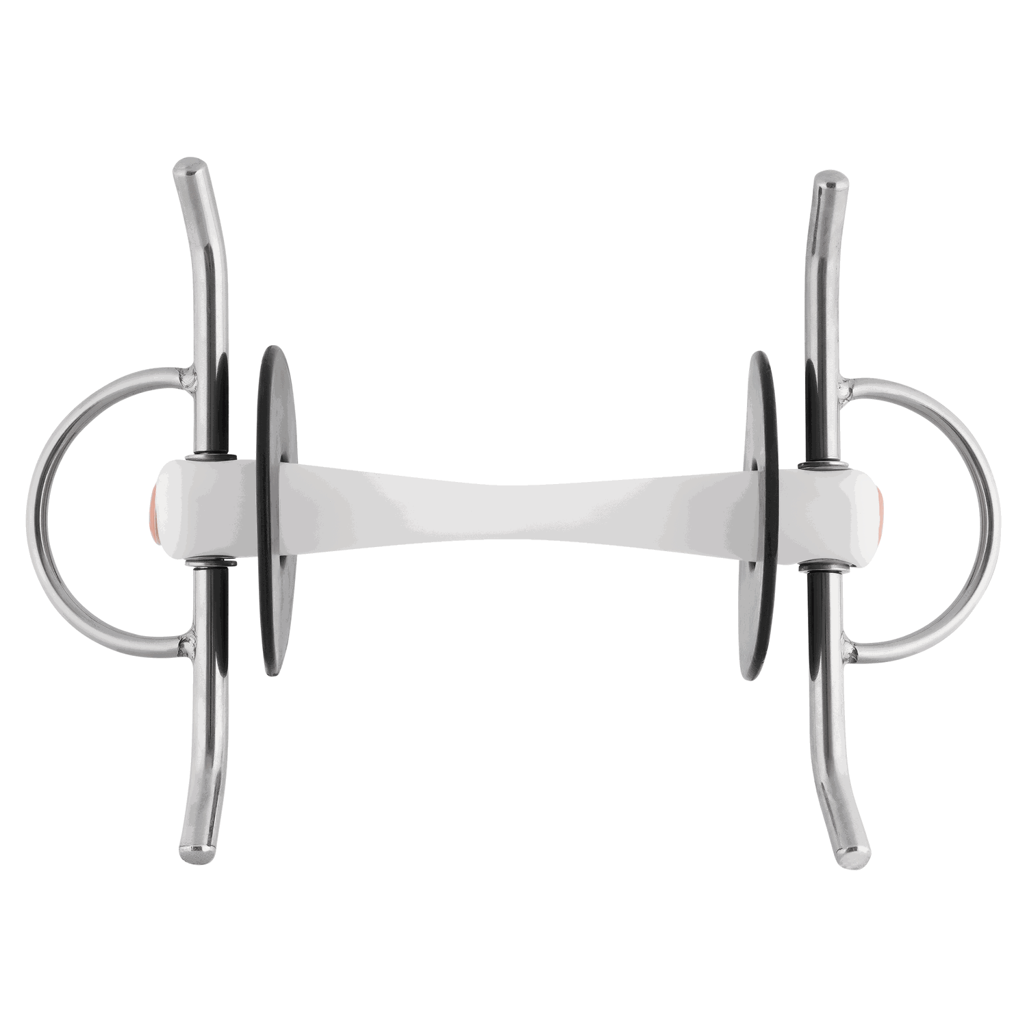 NATHE Full Cheek Snaffle Bit with Flexible Mullen Mouth