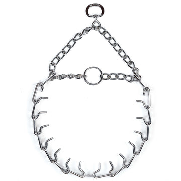 ULTRA-PLUS Training Collar with Center-Plate & Assembly Chain (Steel Chrome-Plated) - 3mm