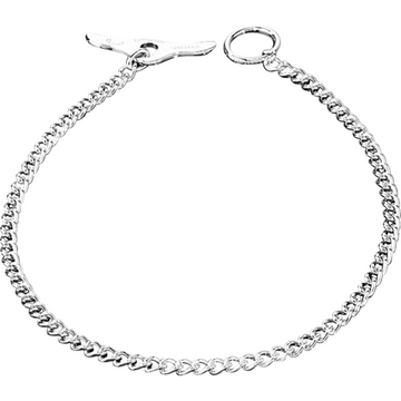 Round Chain Link Collar (Steel Chrome-Plated) - 2mm