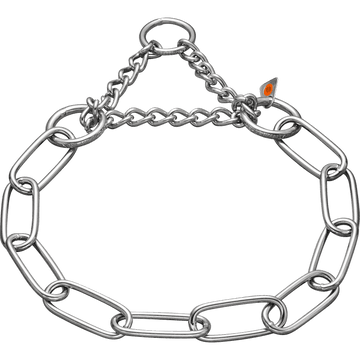 Long Chain Link Collar with Assembly Chain - 4mm