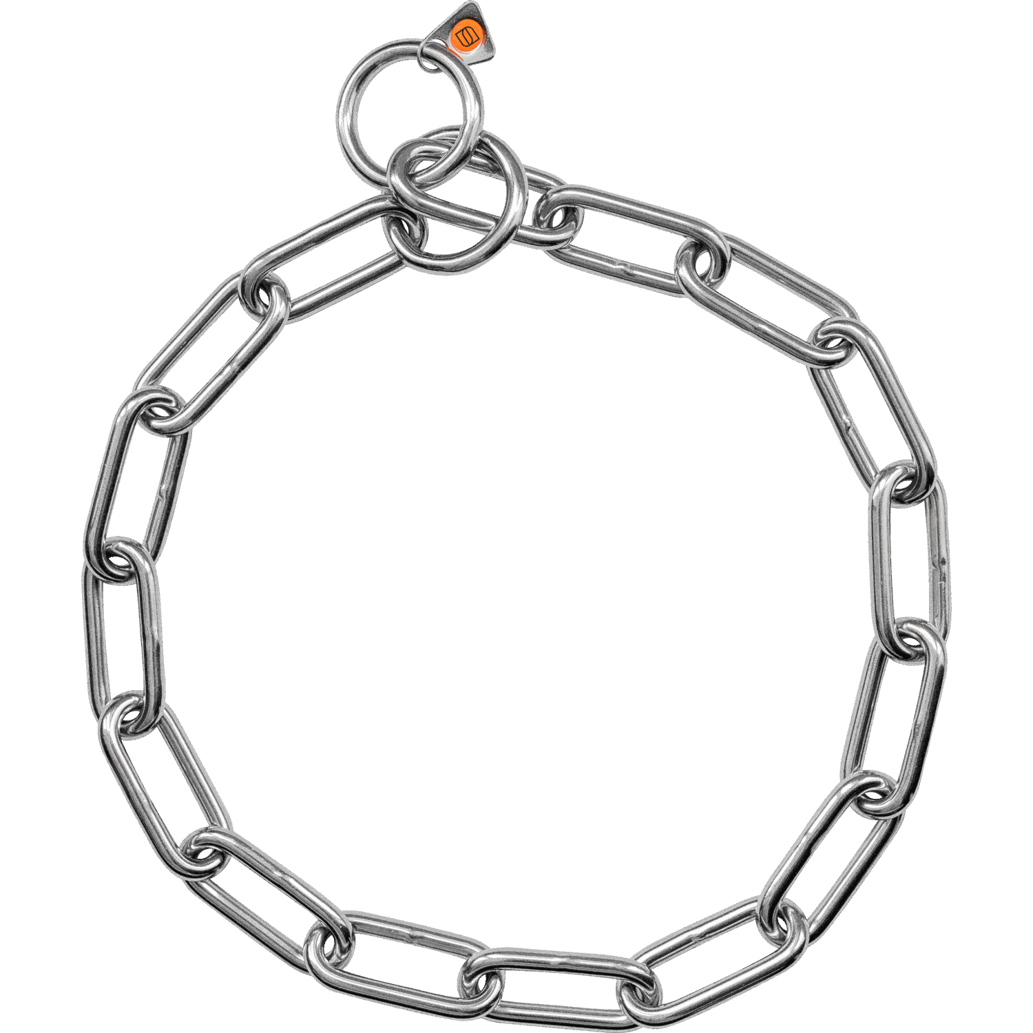 Extra Strong Long Chain Link Collar 5mm