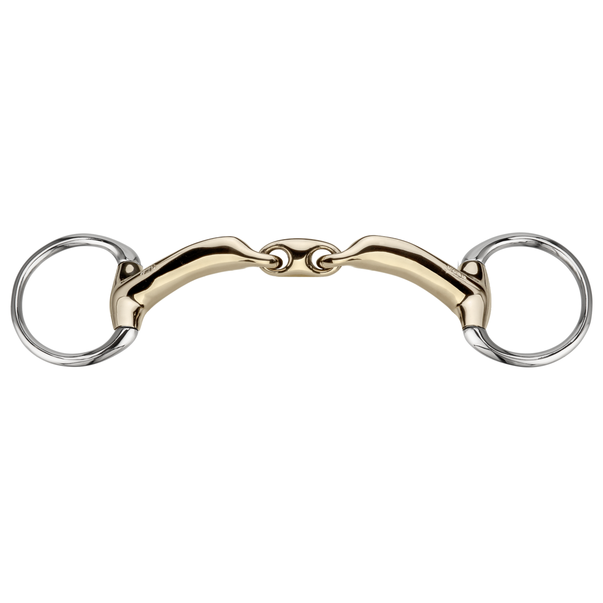 Novocontact Eggbutt Bradoon Bit (Double-Jointed)