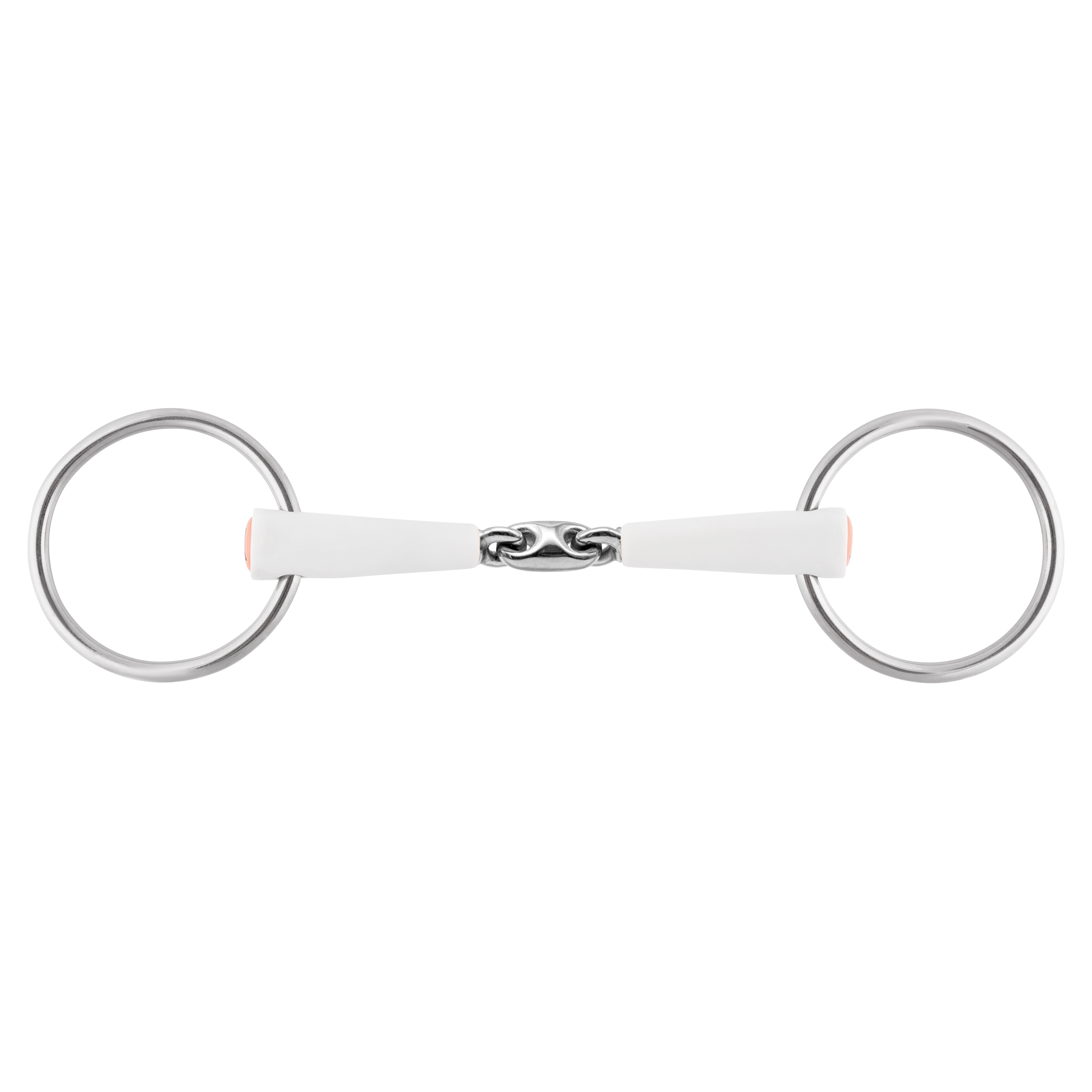 NATHE Double-Jointed Loose Ring Snaffle, 15 mm