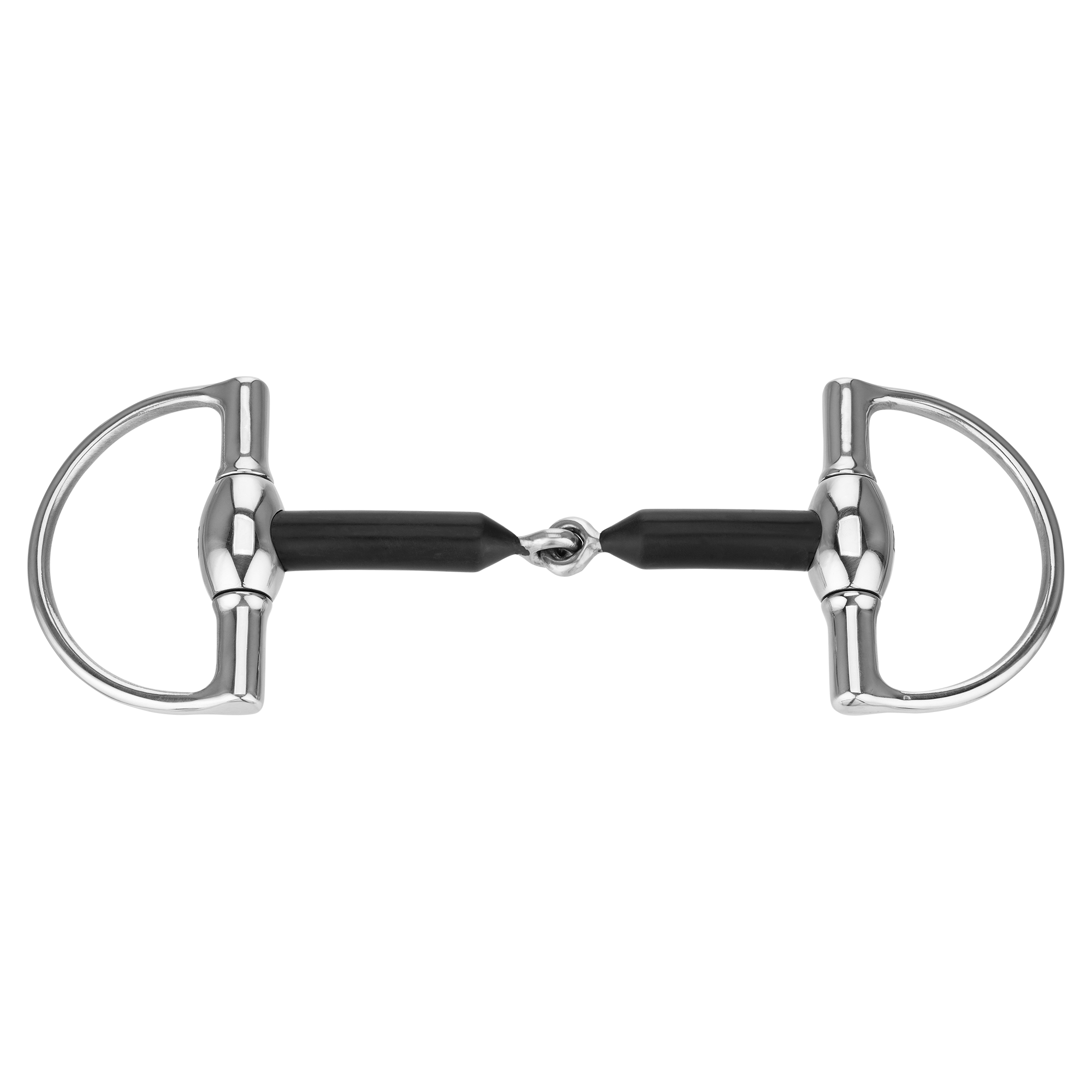 Single-Jointed D-Ring Bit - Hard Carbon with Stainless Steel Rings