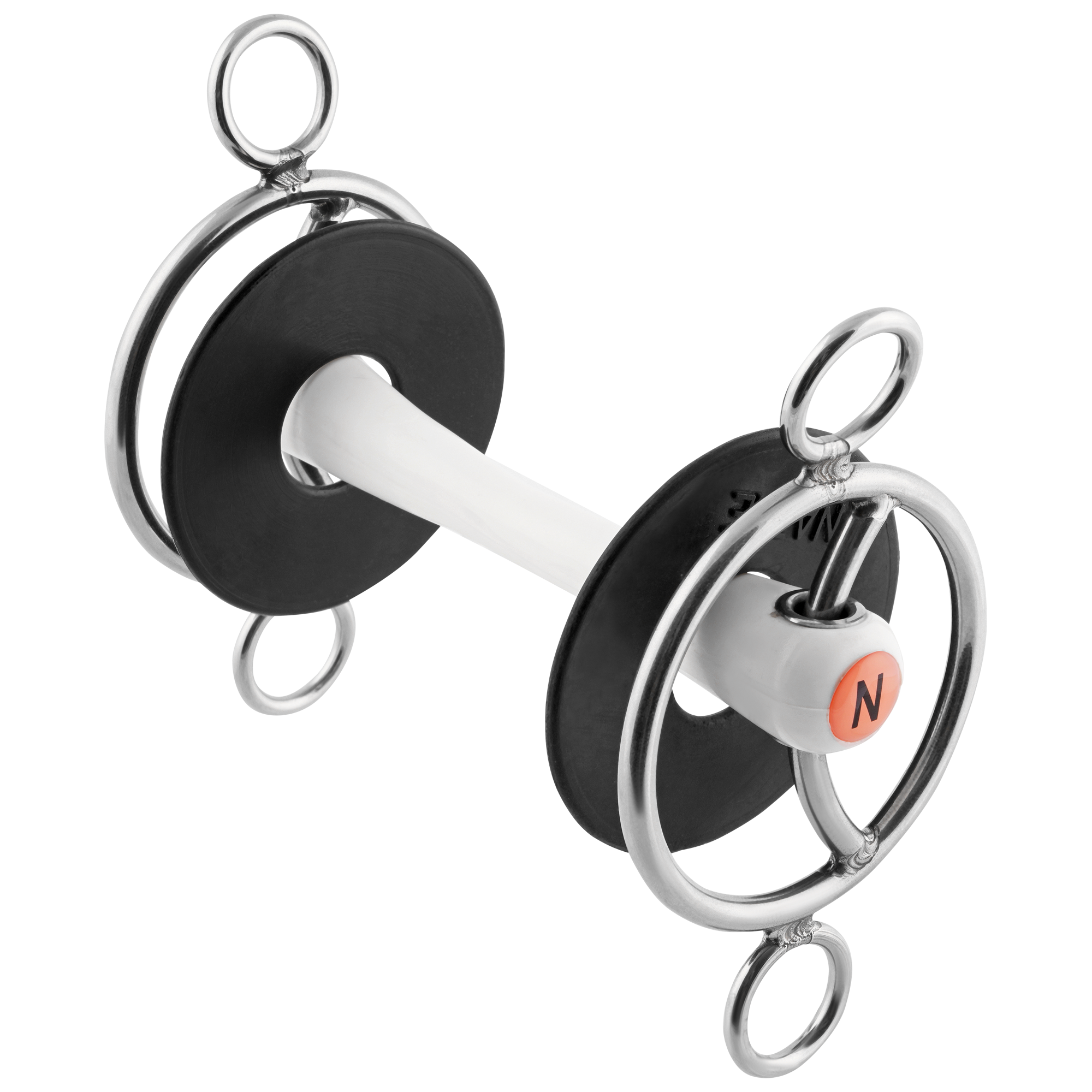 NATHE 3-Ring Bit with Flexible Mullen Mouth and Sliding Cheek