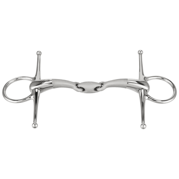 Satinox Full Cheek Snaffle - Double Jointed