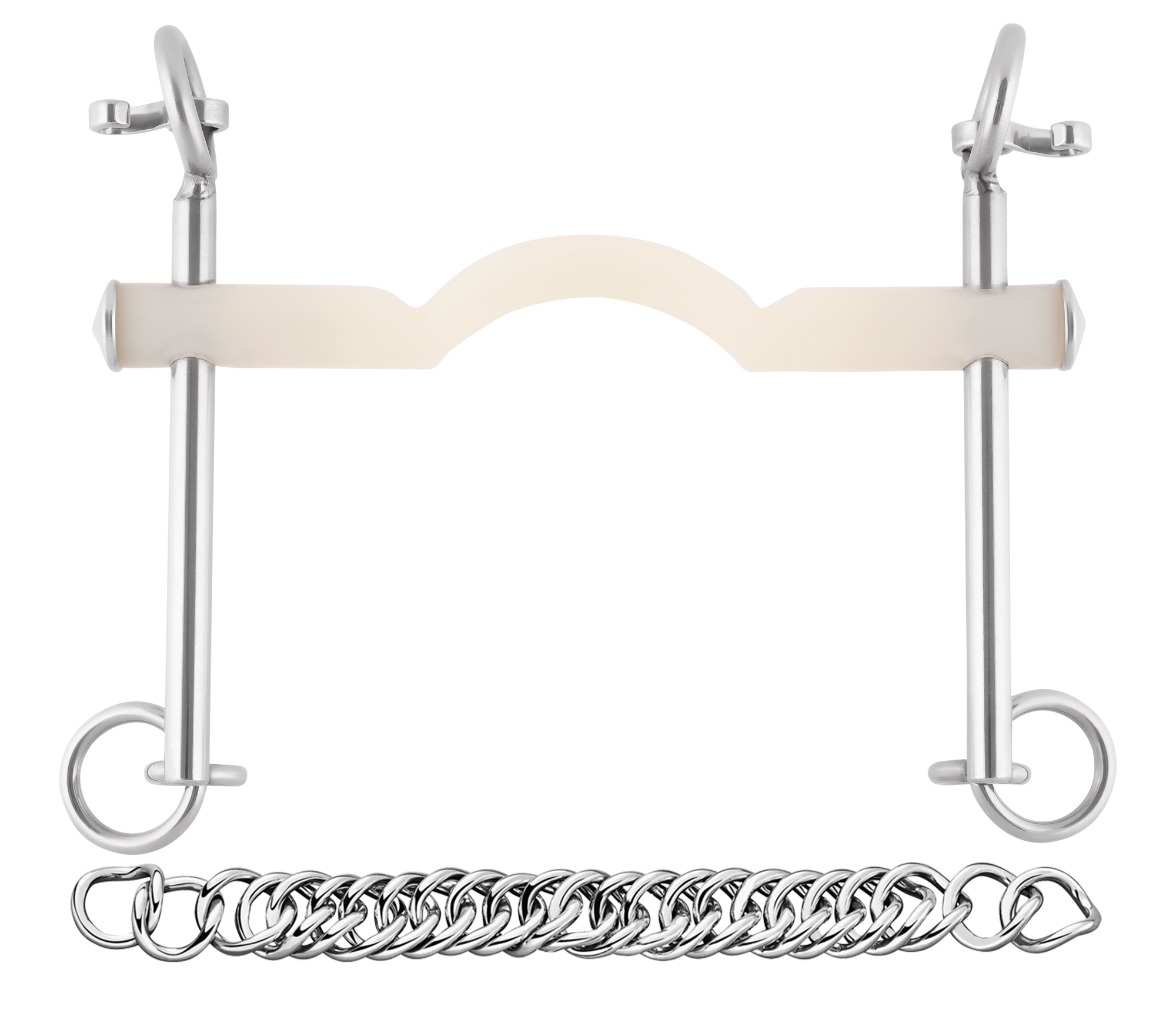 NATHE Weymouth Bit - Port with Long Cheeks