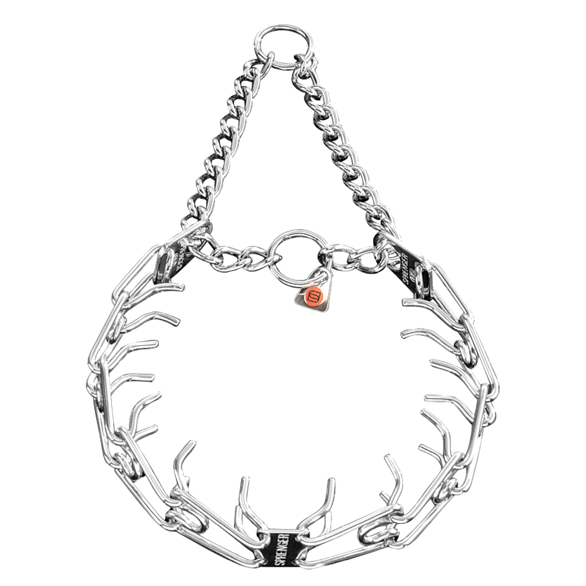 ULTRA-PLUS Training Collar with Center-Plate & Assembly Chain (Stainless Steel) - 2 Rings