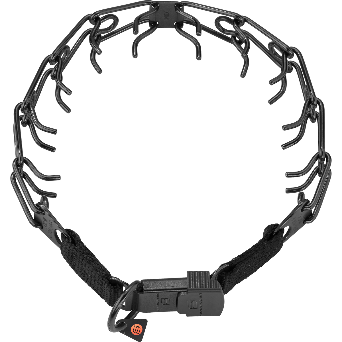 ULTRA-PLUS Training Collar with Center-Plate & ClicLock - Stainless St