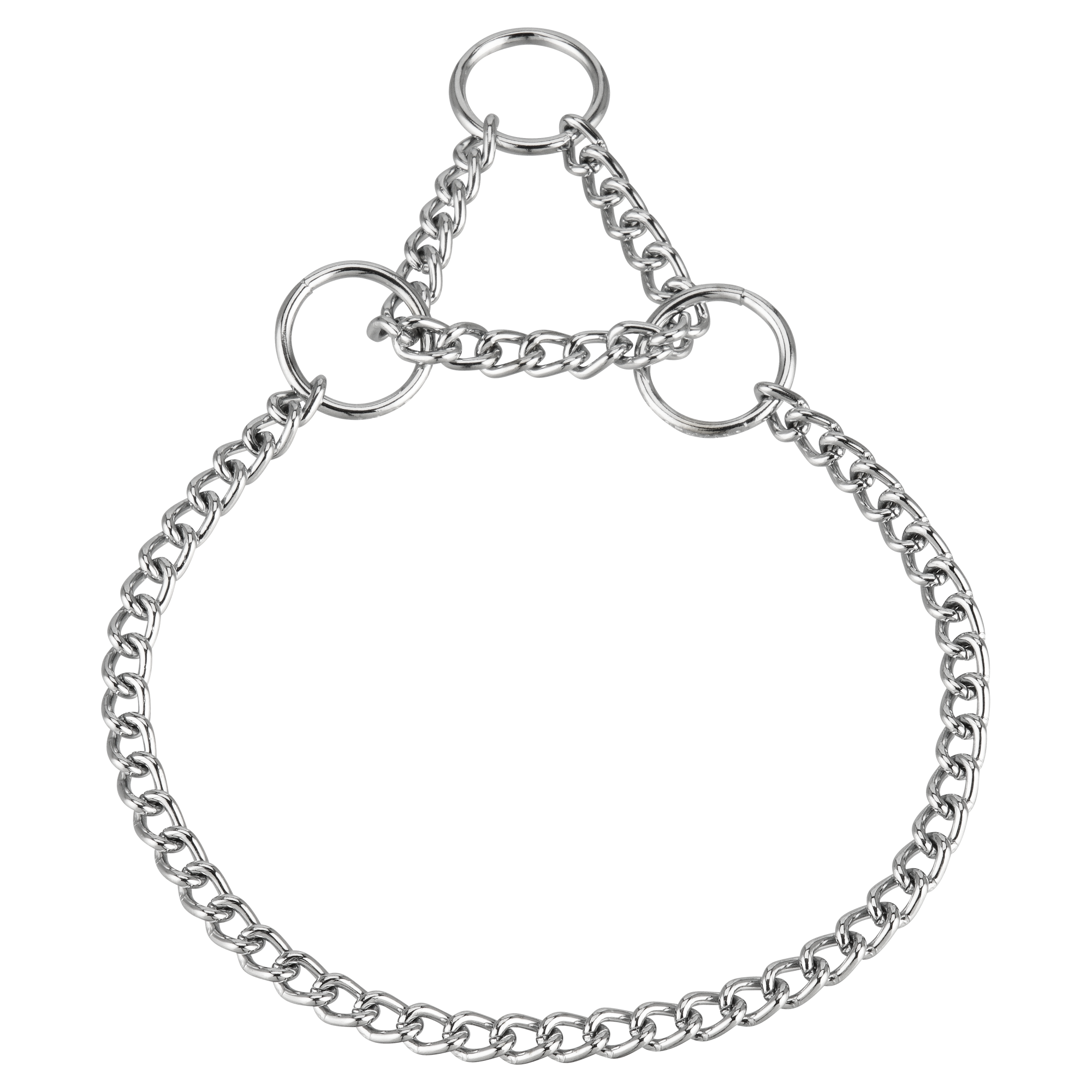 Round Chain Link Collar (Steel Chrome-Plated) - 1.5mm