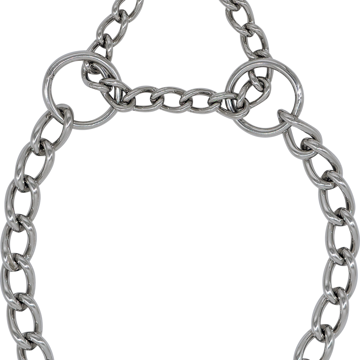 Short Link Chain Collar with Assembly Chain- Stainless Steel, 4mm Wire