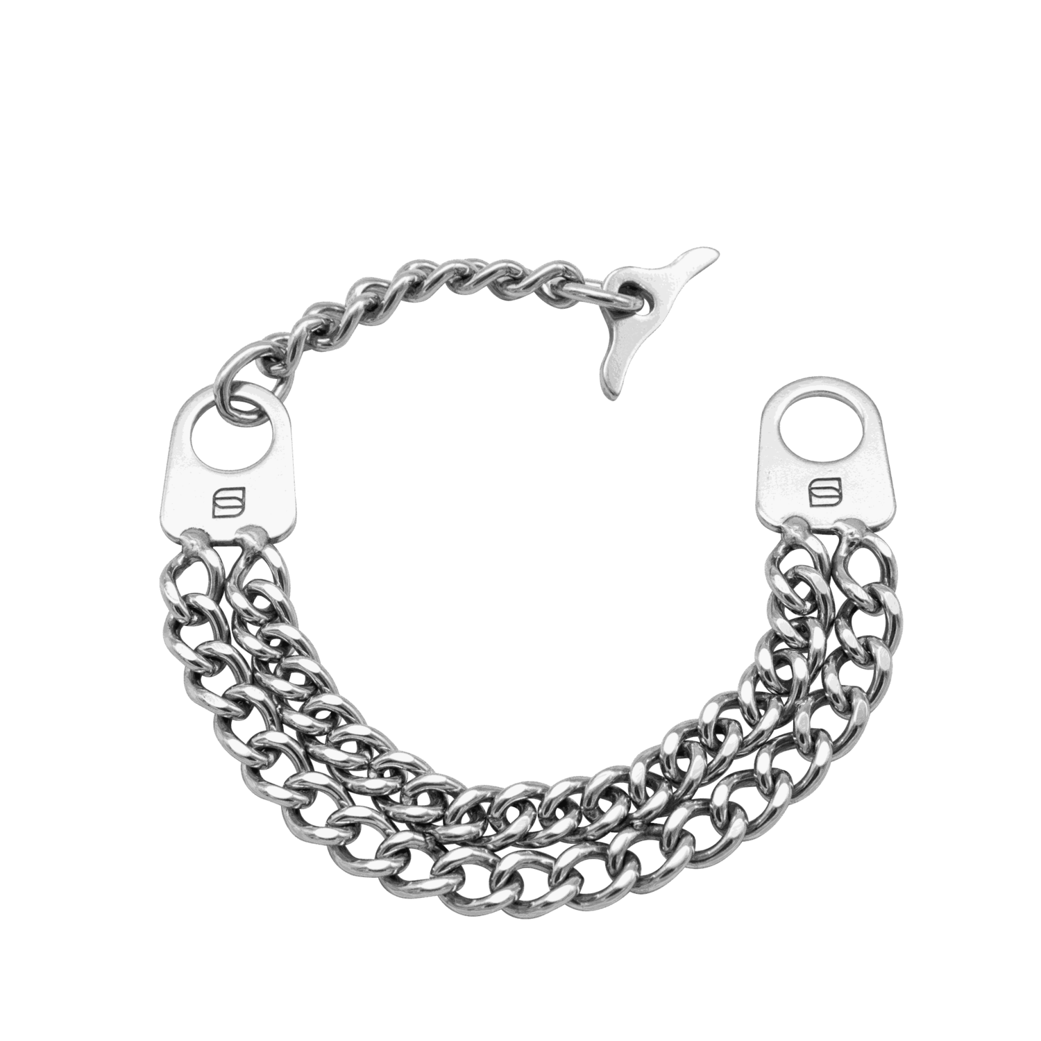 Twin Row Chain Bracelets (Unisex)