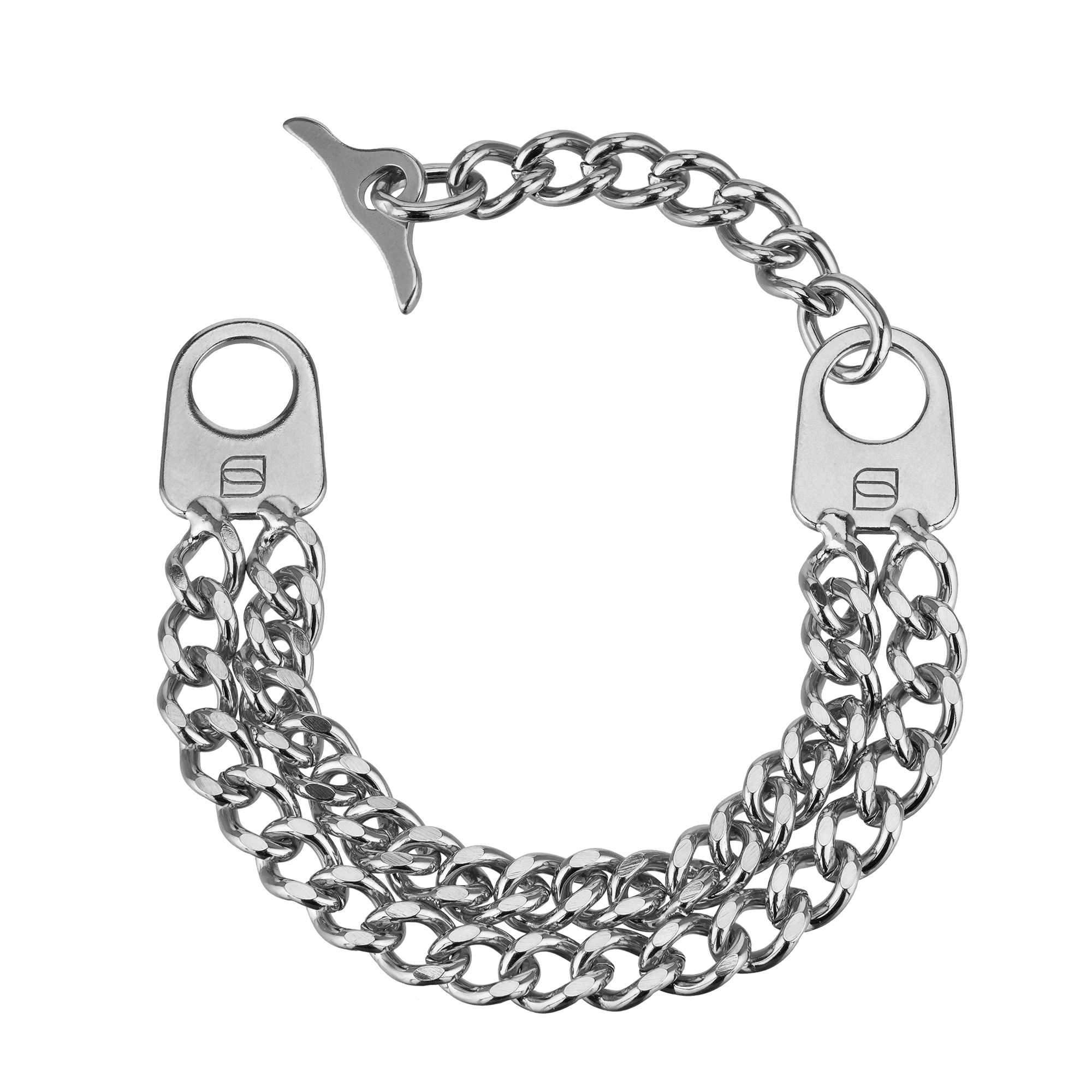 Twin Row Chain Bracelets (Unisex)