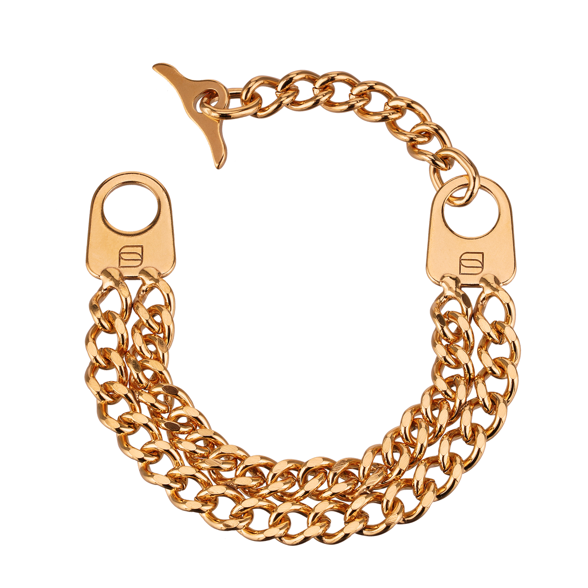 Twin Row Chain Bracelets (Unisex)