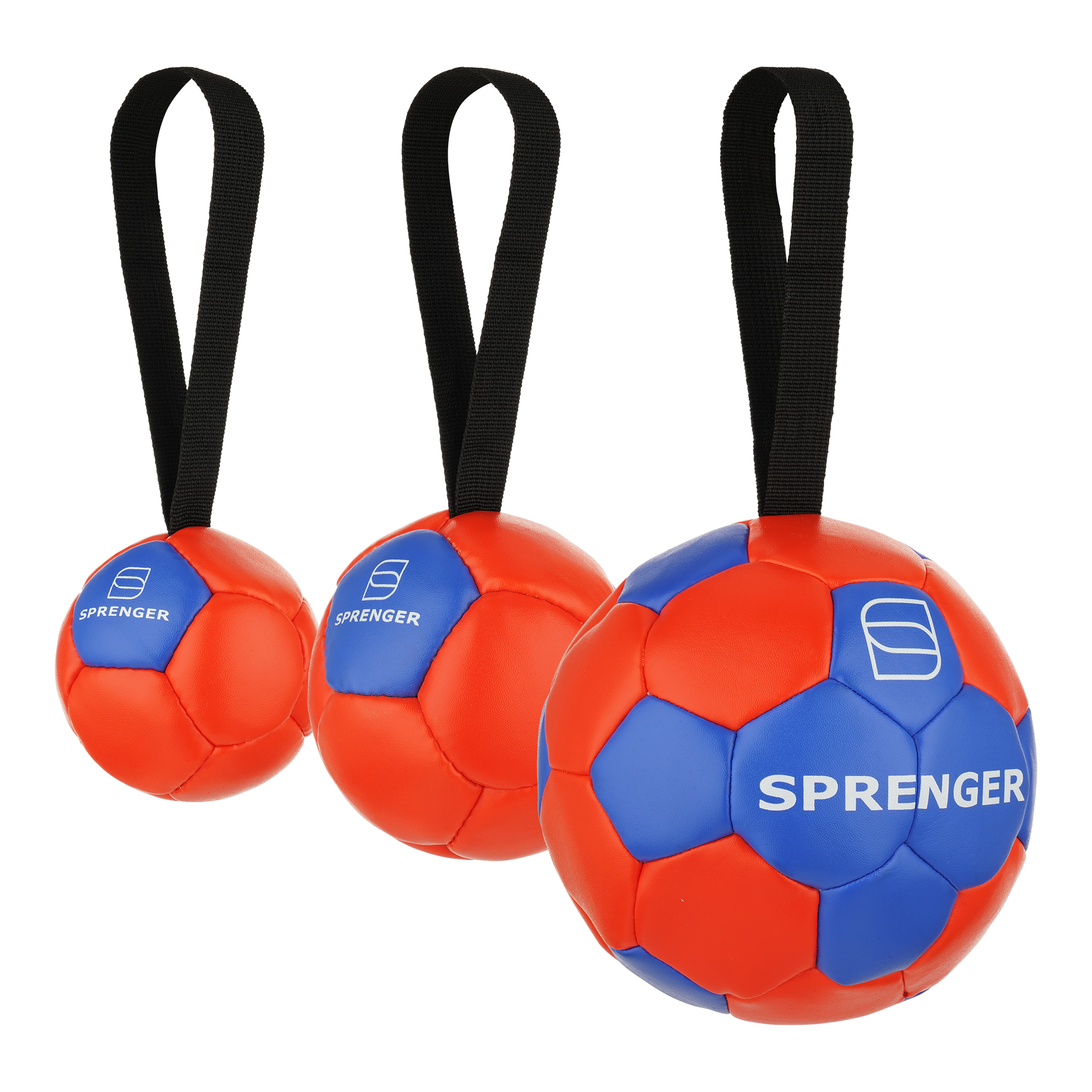 Vegan Leather Ball with Hand Strap