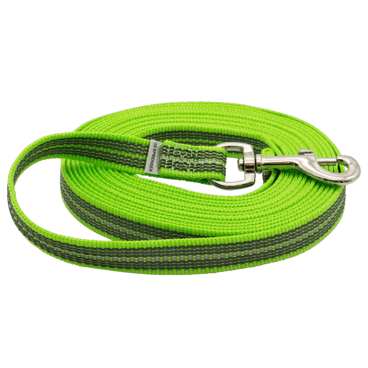 Rubberized Nylon Leash with Handle - 16.5ft (Various Colors)