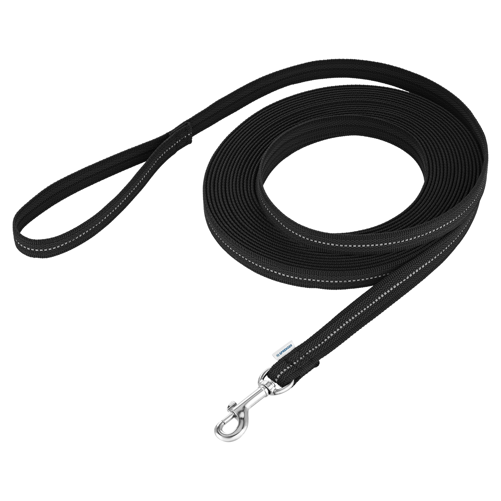 Rubberized Nylon Tracking Leash (with Hand Strap)