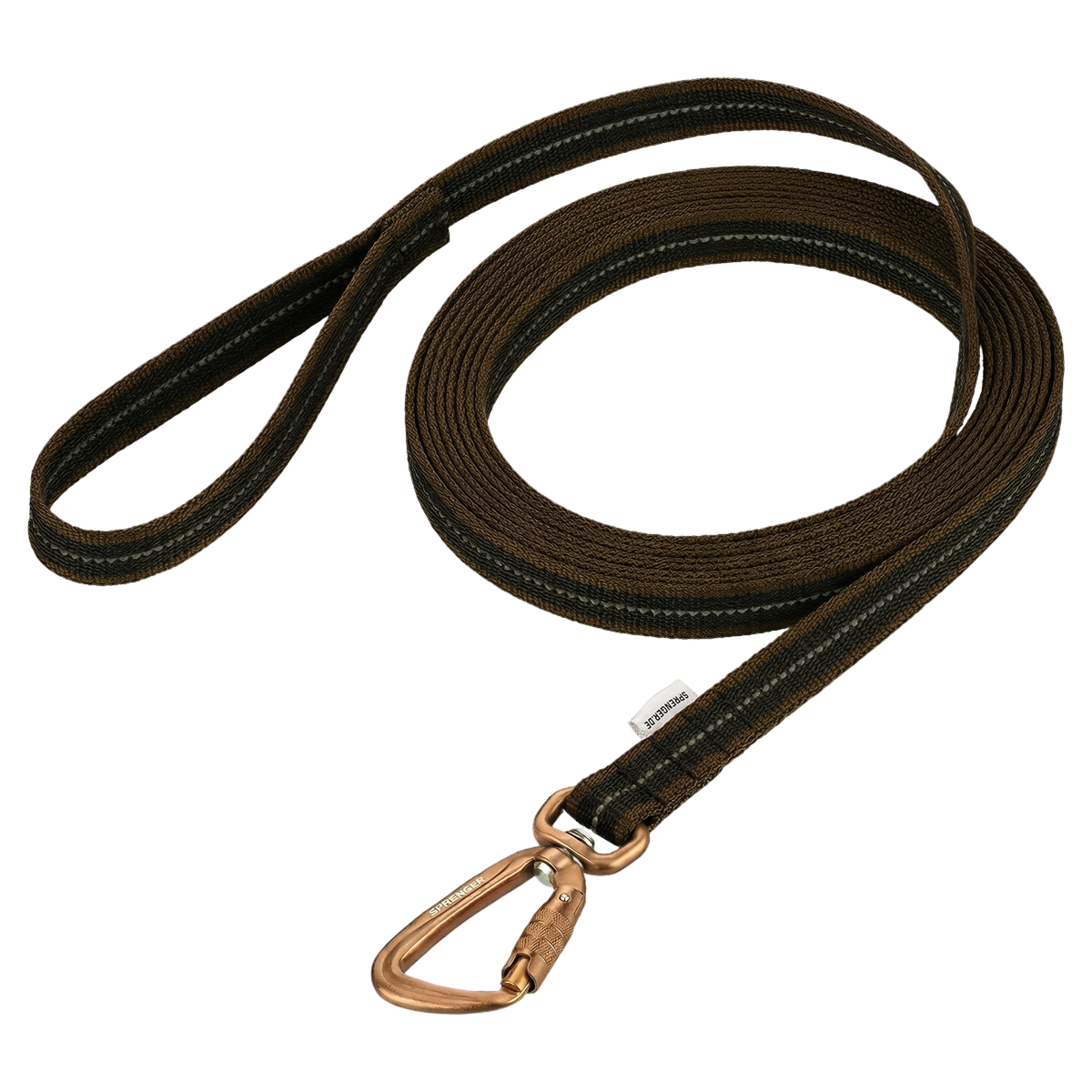 Rubberized Tracking Leash with Hand Strap