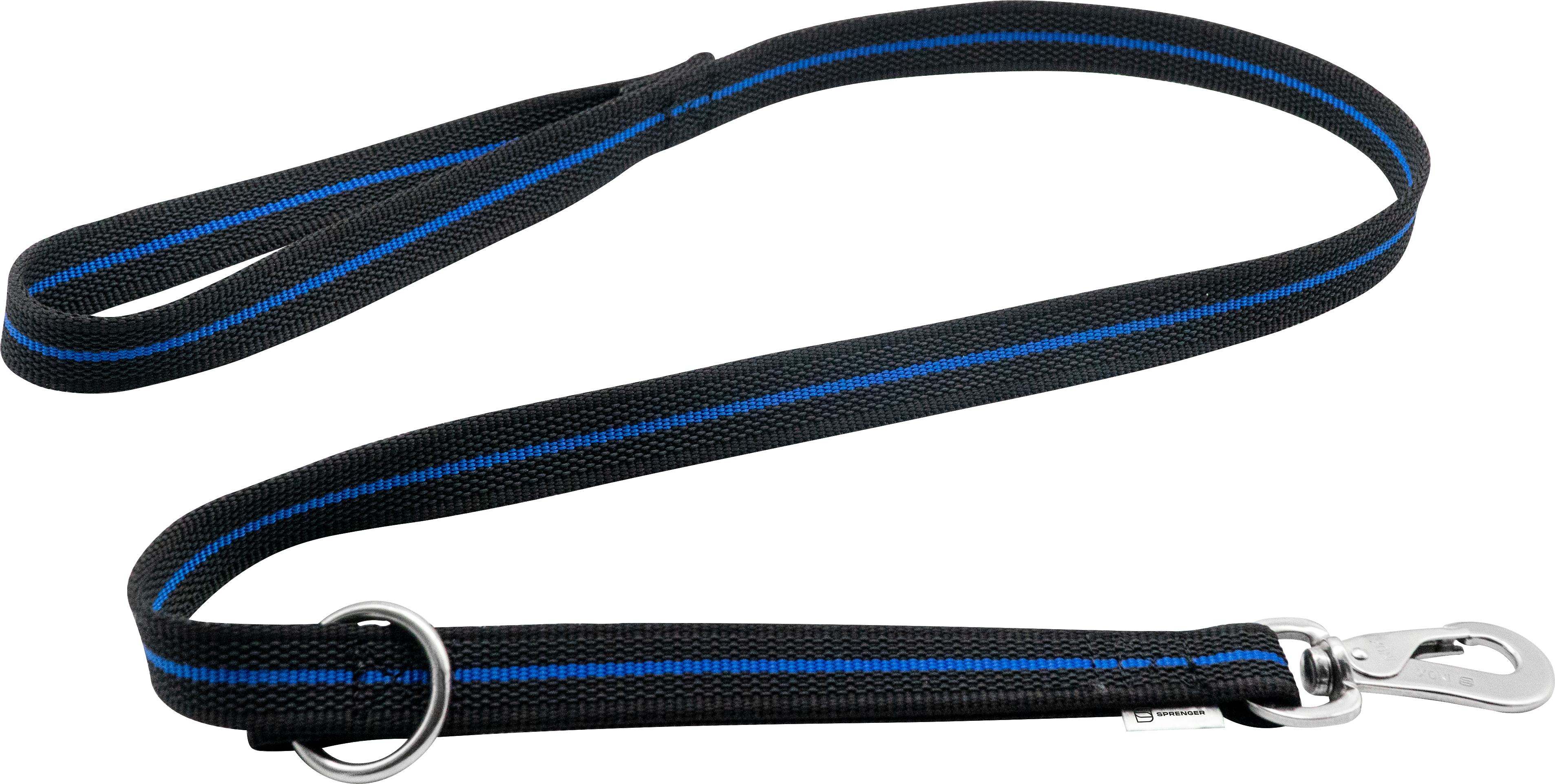 BlueLine 4ft Rubberized Leash with Ring