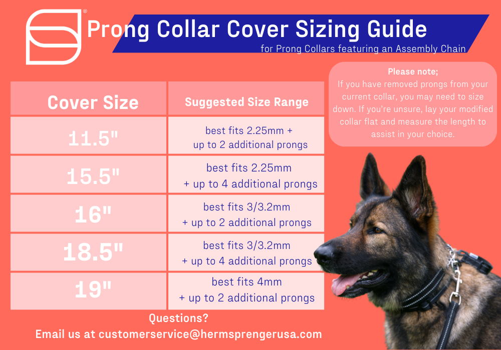 ULTRA-PLUS Training Prong Collar Cover - Reflective