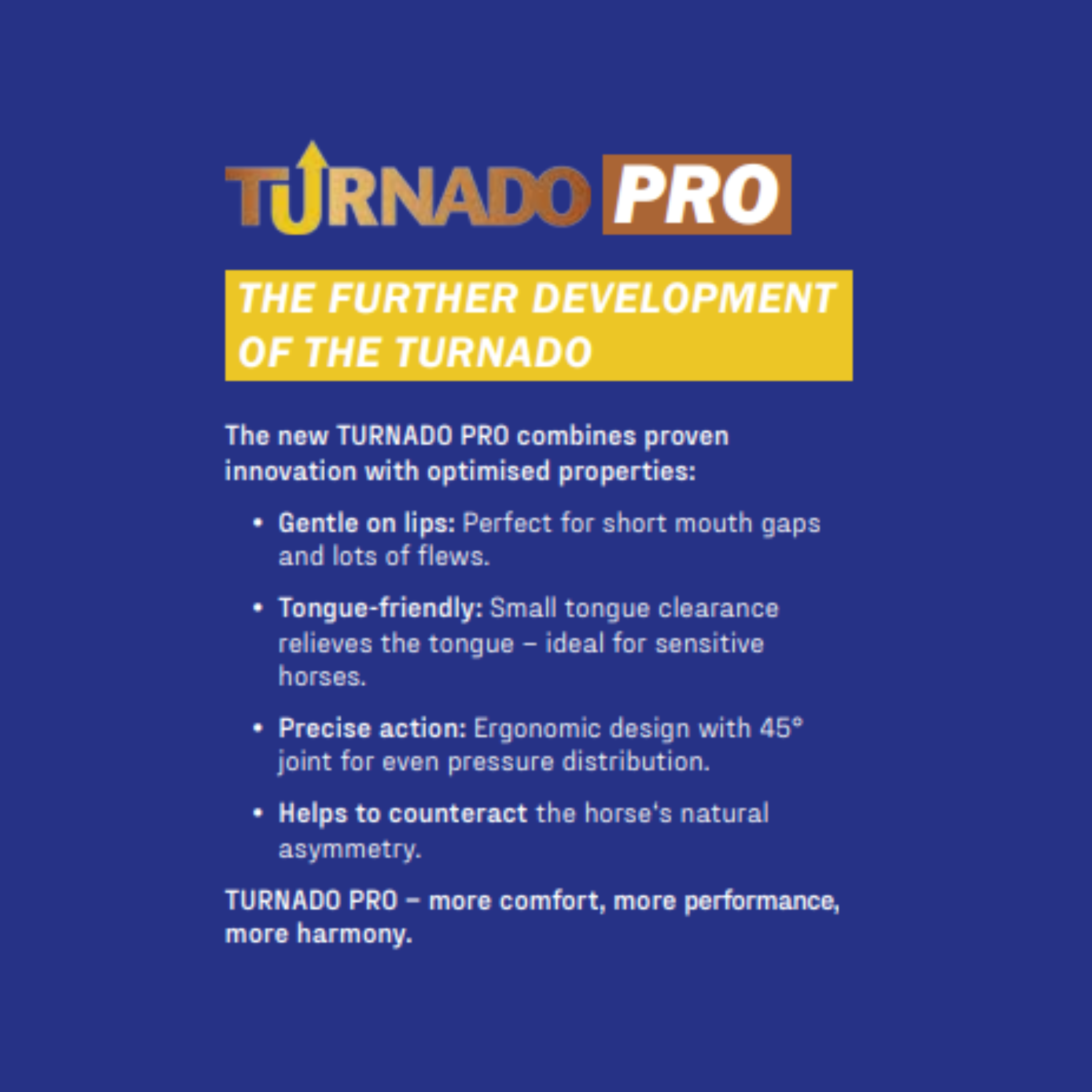 TURNADO PRO Loose Ring Bradoon Bit