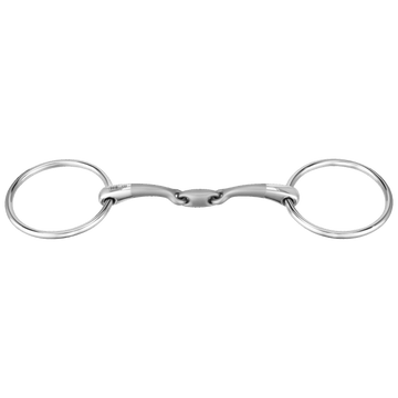 SATINOX Loose Ring Snaffle - Double-Jointed