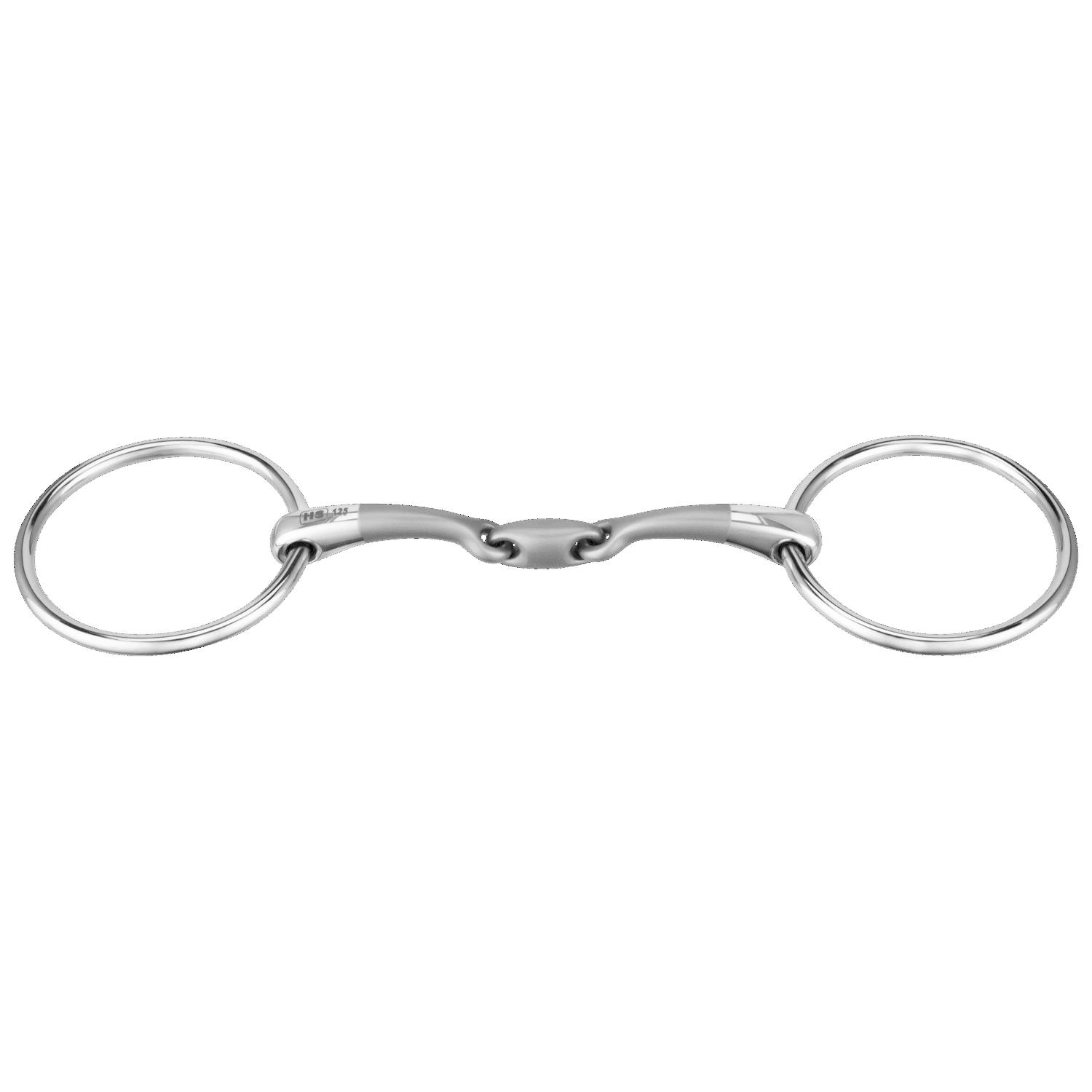 SATINOX Loose Ring Snaffle Bit (Double-Jointed)