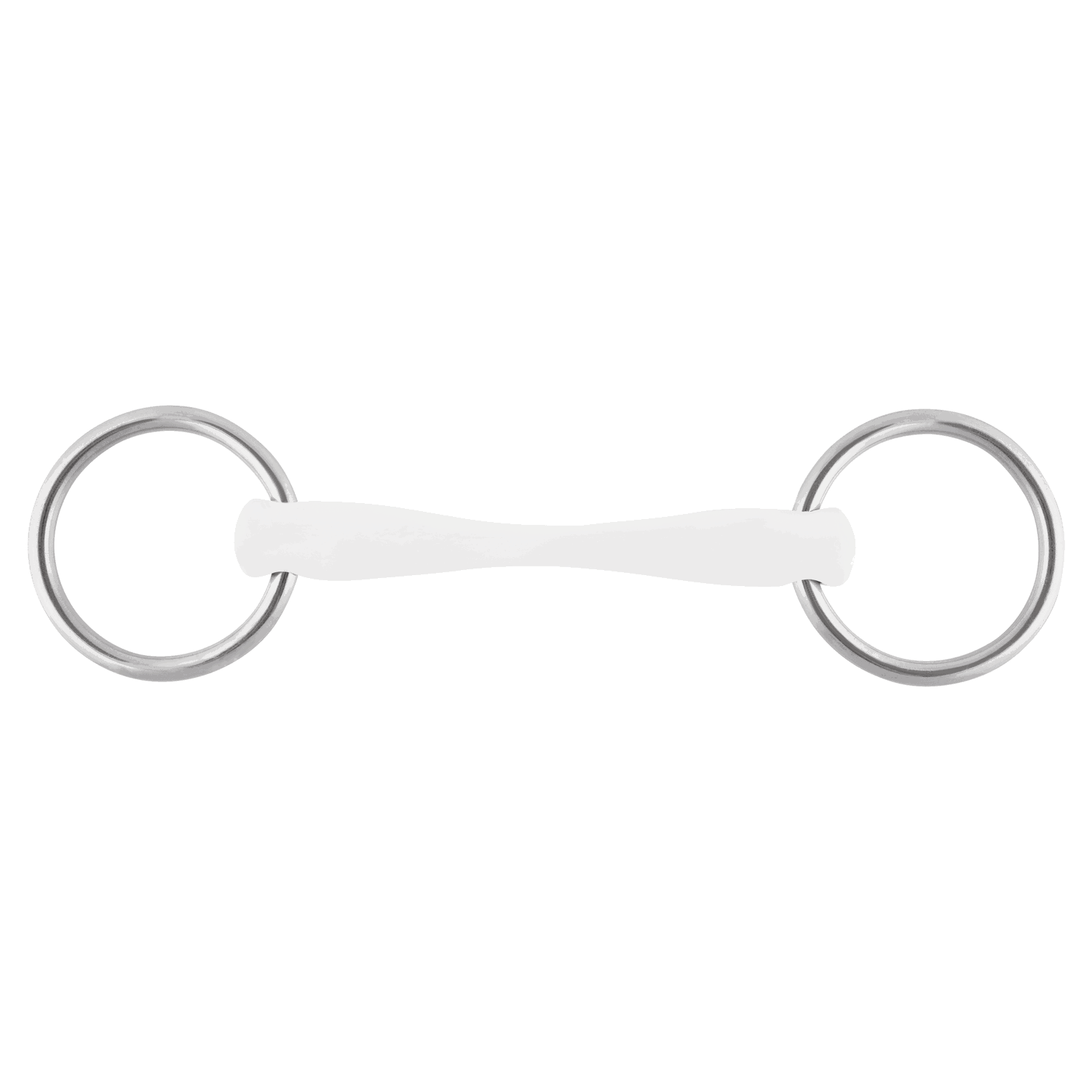 NATHE Pony Standard Loose Ring Snaffle Bit - Flexible Mullen Mouth