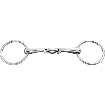 Loose Ring Snaffle Bit - Double Jointed