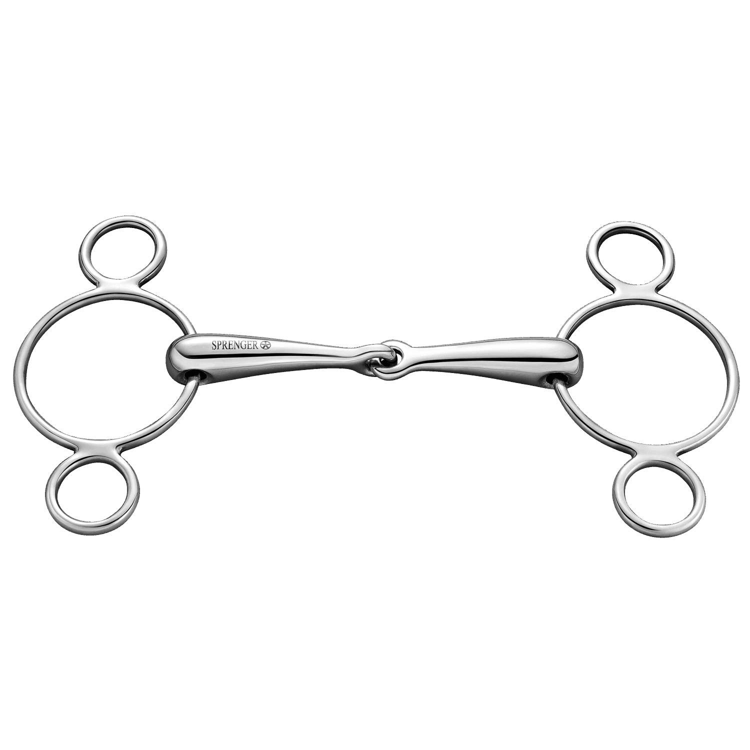 three ring elevator horse bit