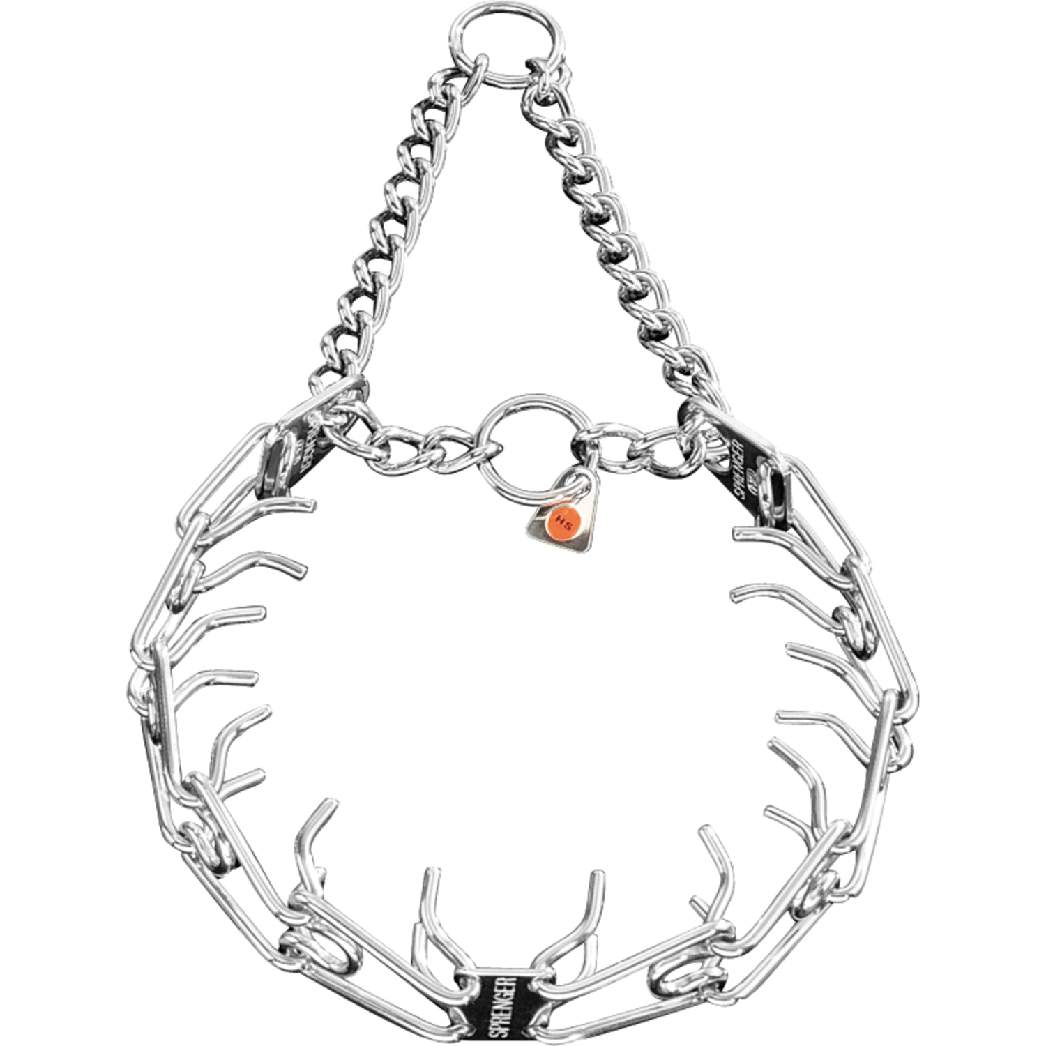 ULTRA-PLUS Training Collar with Center-Plate & Assembly Chain (Stainless Steel) - 2 Rings