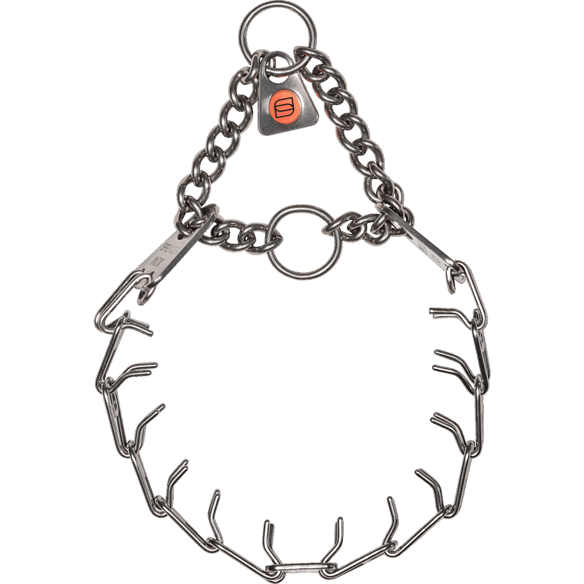 MICRO PLUS Training Collar with Center Plate Assembly Chain Stainle