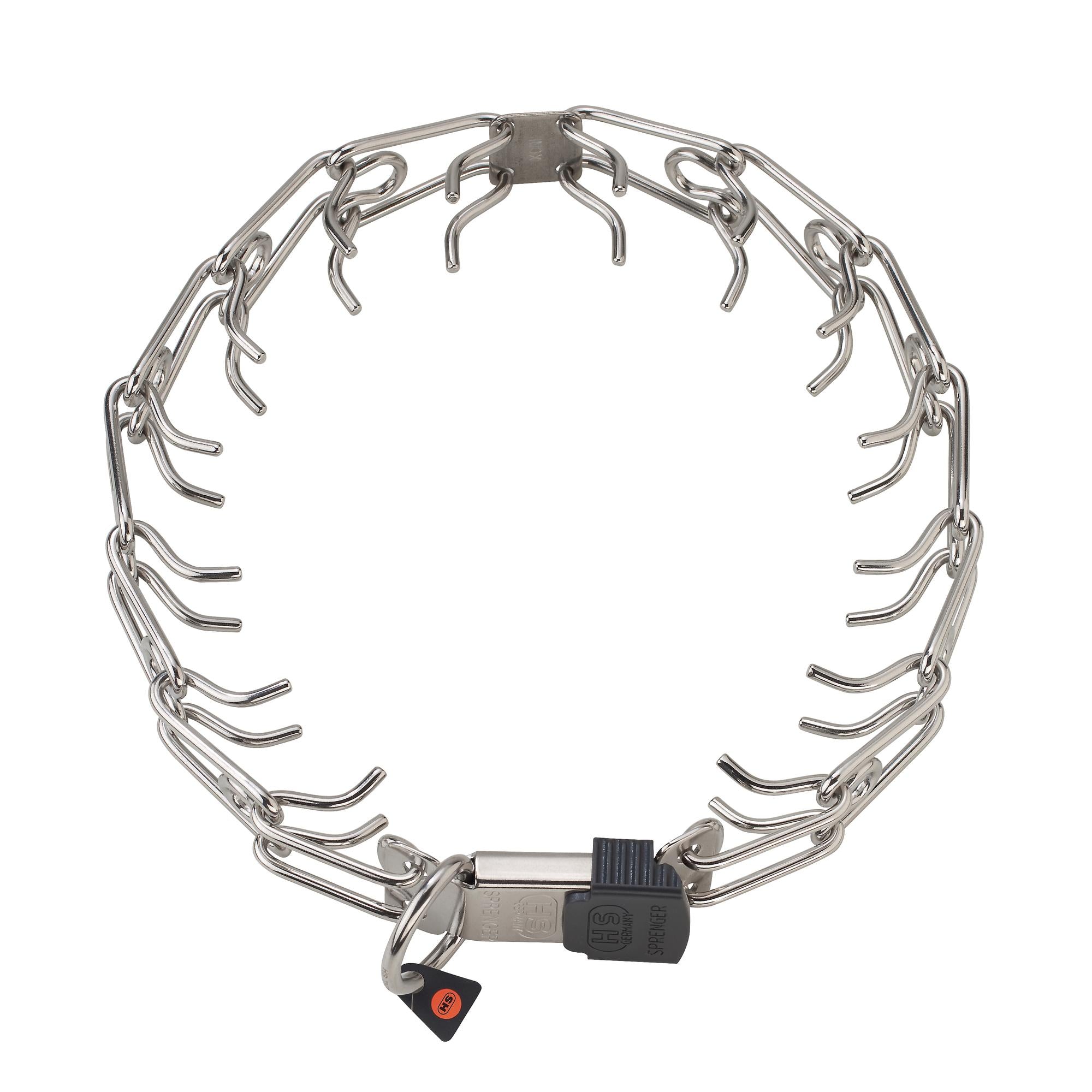ULTRA-PLUS Training Collar with Center-Plate & ClicLock (Additional Links) - Stainless Steel