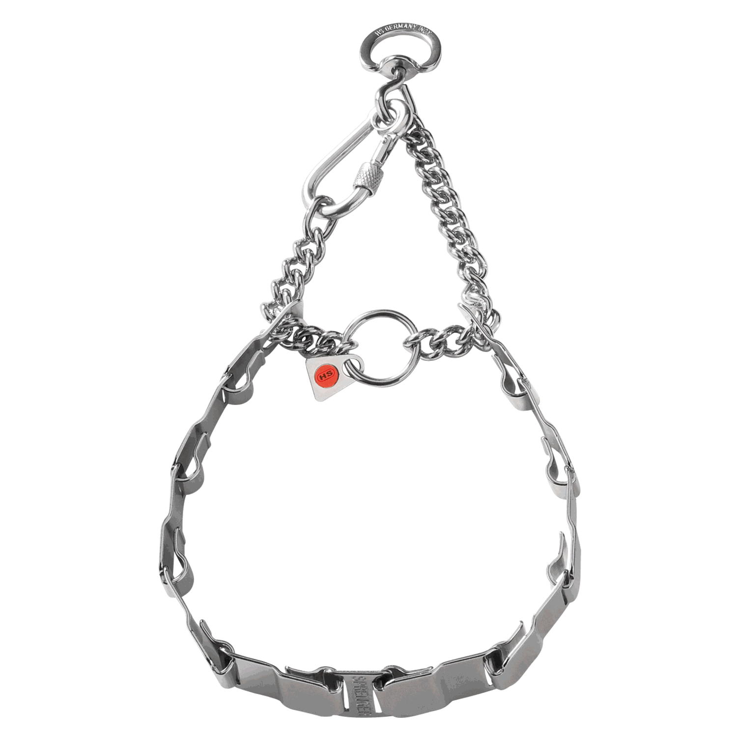 NeckTech Fun Collar with Assembly Chain - Stainless Steel