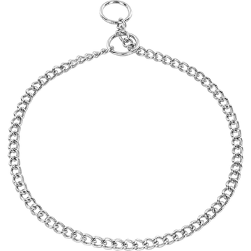 Round Chain Link Collar (Steel Chrome-Plated) - 1.5mm