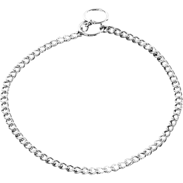 Flat Chain Link Collar (Steel Chrome-Plated) - 1.5mm