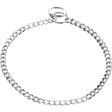 Flat Chain Link Collar (Steel Chrome-Plated) - 2mm