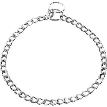 Flat Chain Link Collar (Steel Chrome-Plated) - 2.5mm