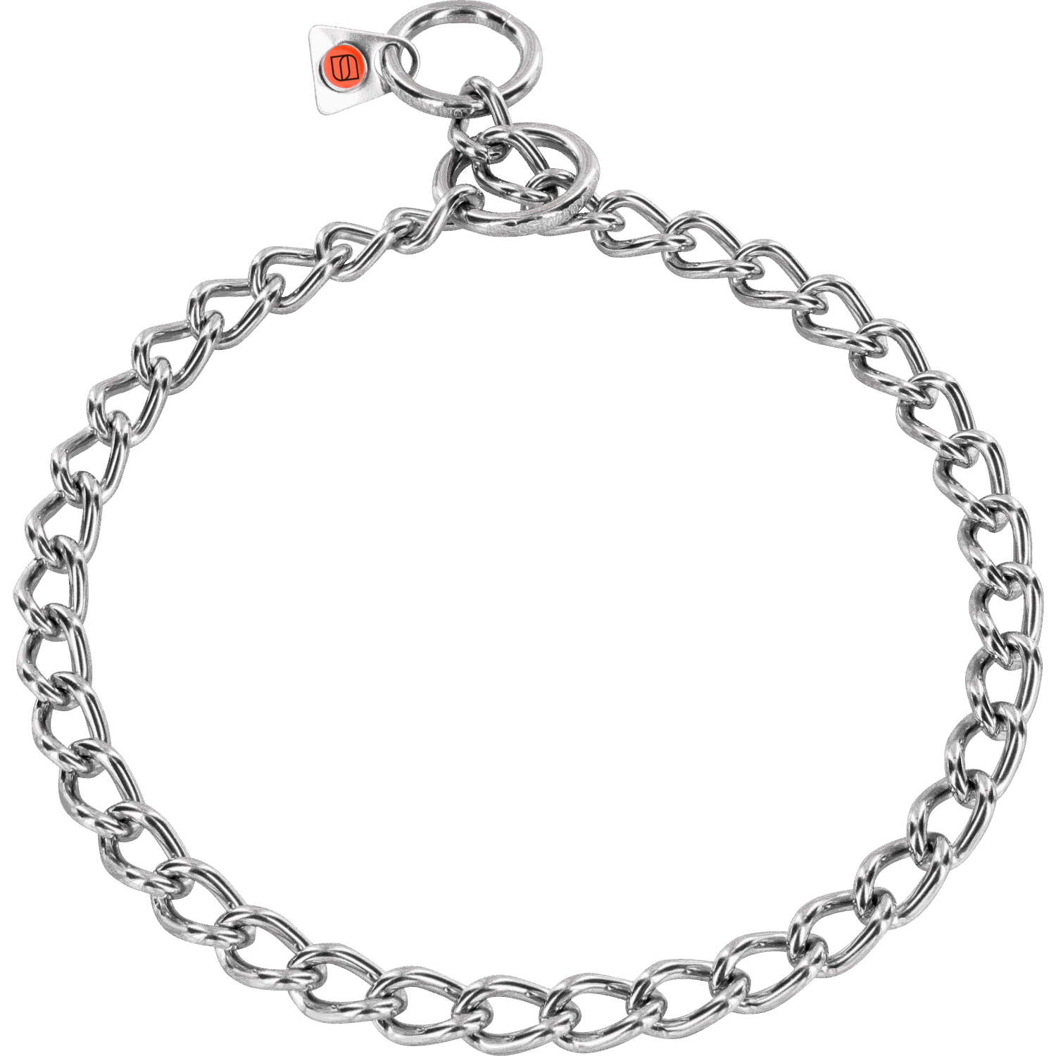 Round Chain Link Collar - 3mm