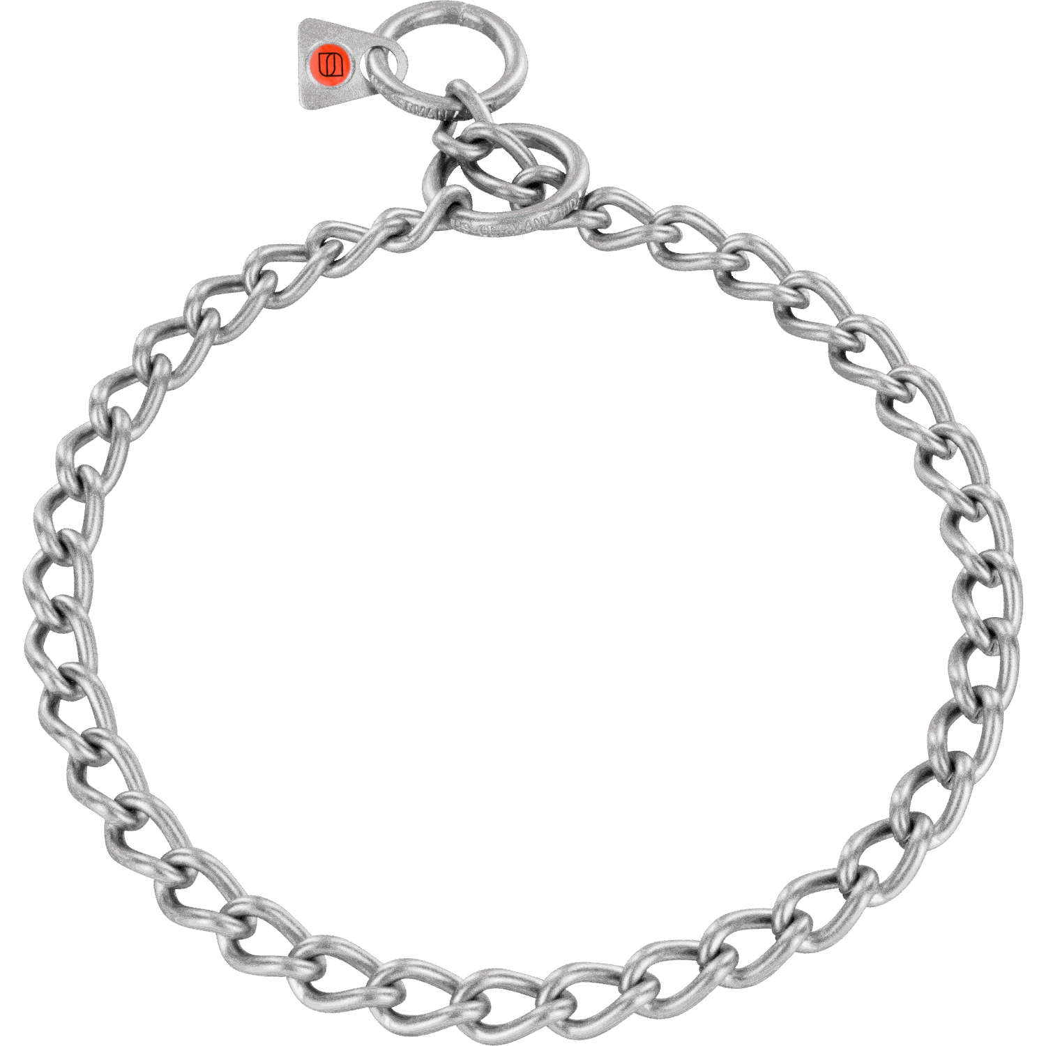 Round Chain Link Collar - 3mm